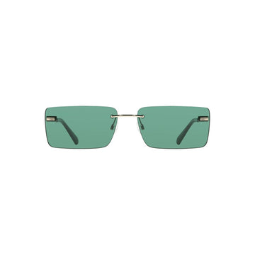 Calvin Klein Green Metal Women Sunglass