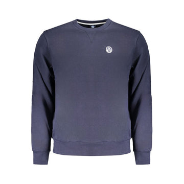 North Sails Blue Cotton Men Sweater