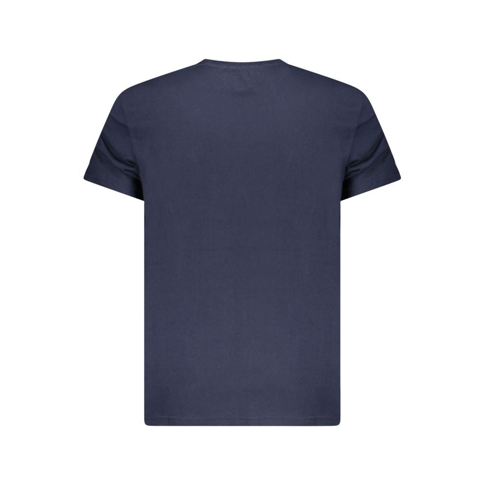 Tommy Hilfiger Blue Cotton Men T-Shirt