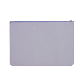 Maison Margiela Purple Calfskin Clutch Bag