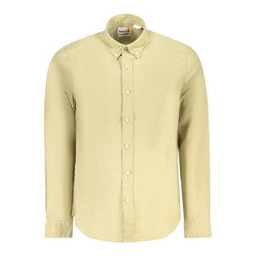Timberland Beige Cotton Men Shirt