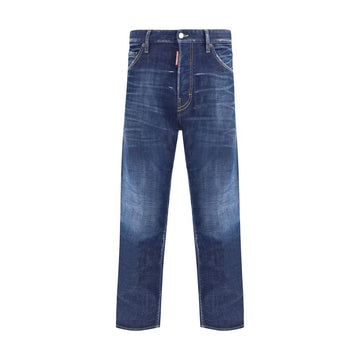 Dsquared² Blue Cotton Skinny Jeans