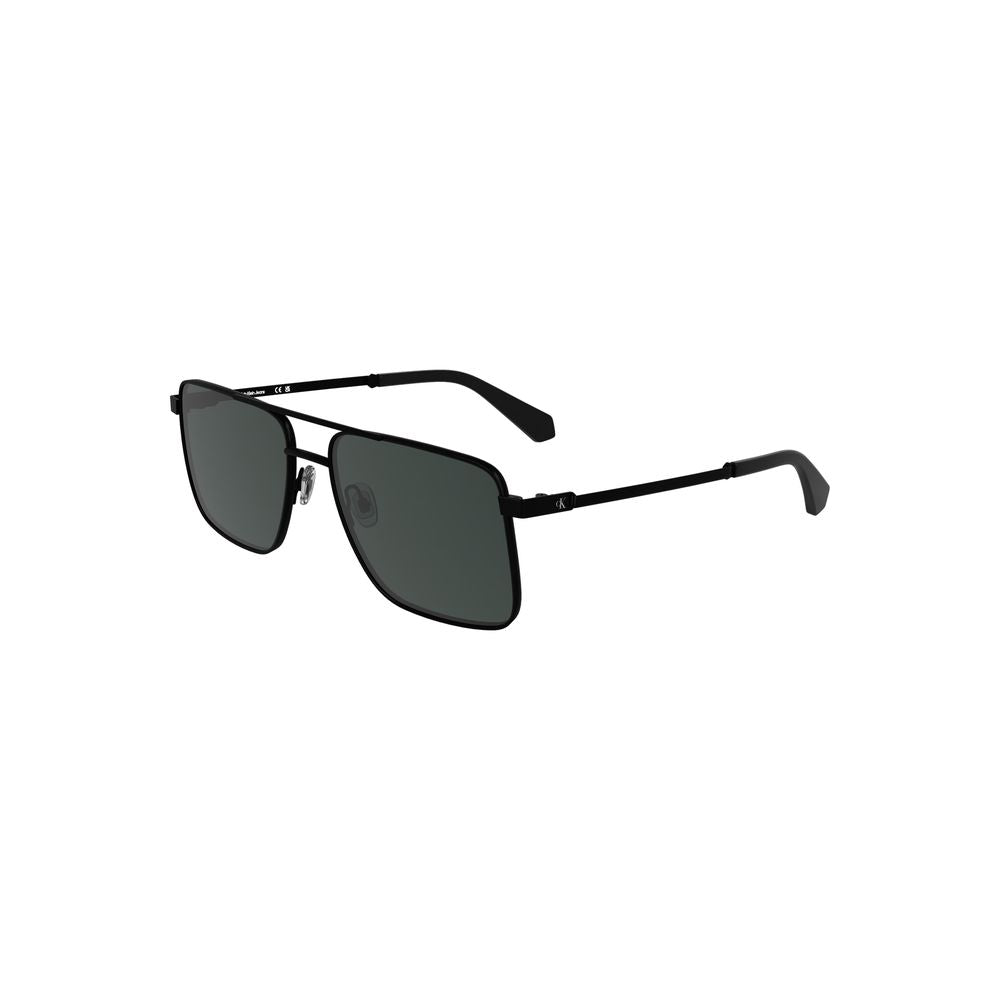 Calvin Klein Black Metal Men Sunglass