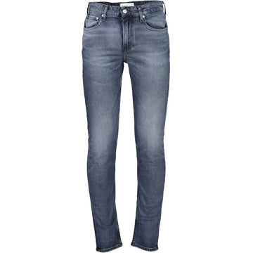 Calvin Klein Blue Cotton Men Jeans