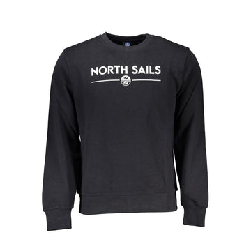North Sails Black Cotton Men Sweater