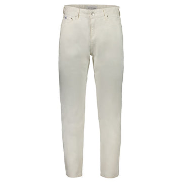 Calvin Klein White Cotton Men's Jeans