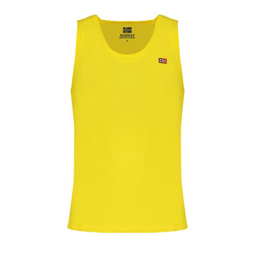 Norway 1963 Yellow Cotton Men Tank Top