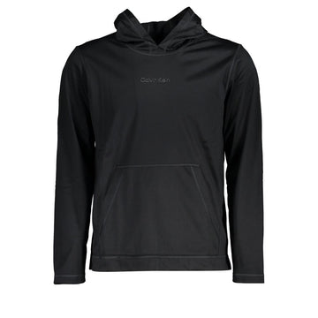Calvin Klein Black Polyester Men's Hooded Sweater