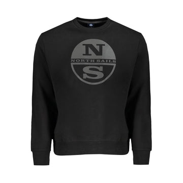 North Sails Black Cotton Men Sweater