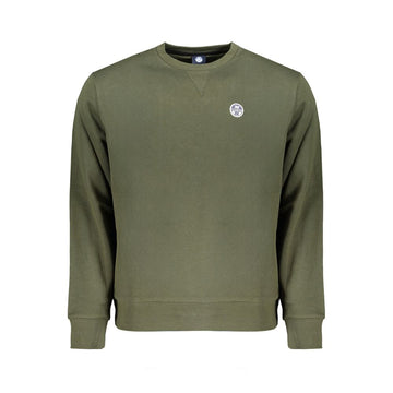 North Sails Green Cotton Men Sweater