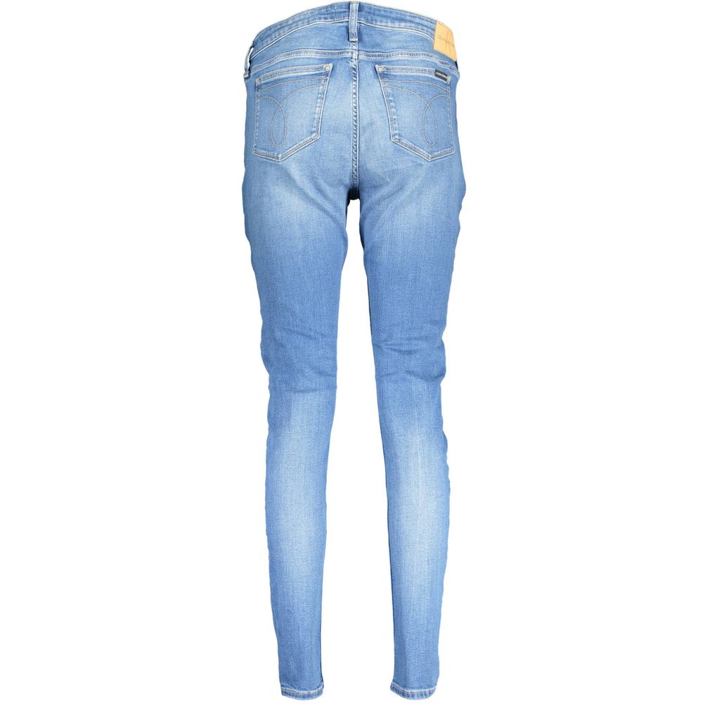 Calvin Klein Blue Cotton Women's Jeans