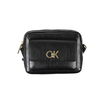 Calvin Klein Black Recycled Polyester Women Handbag