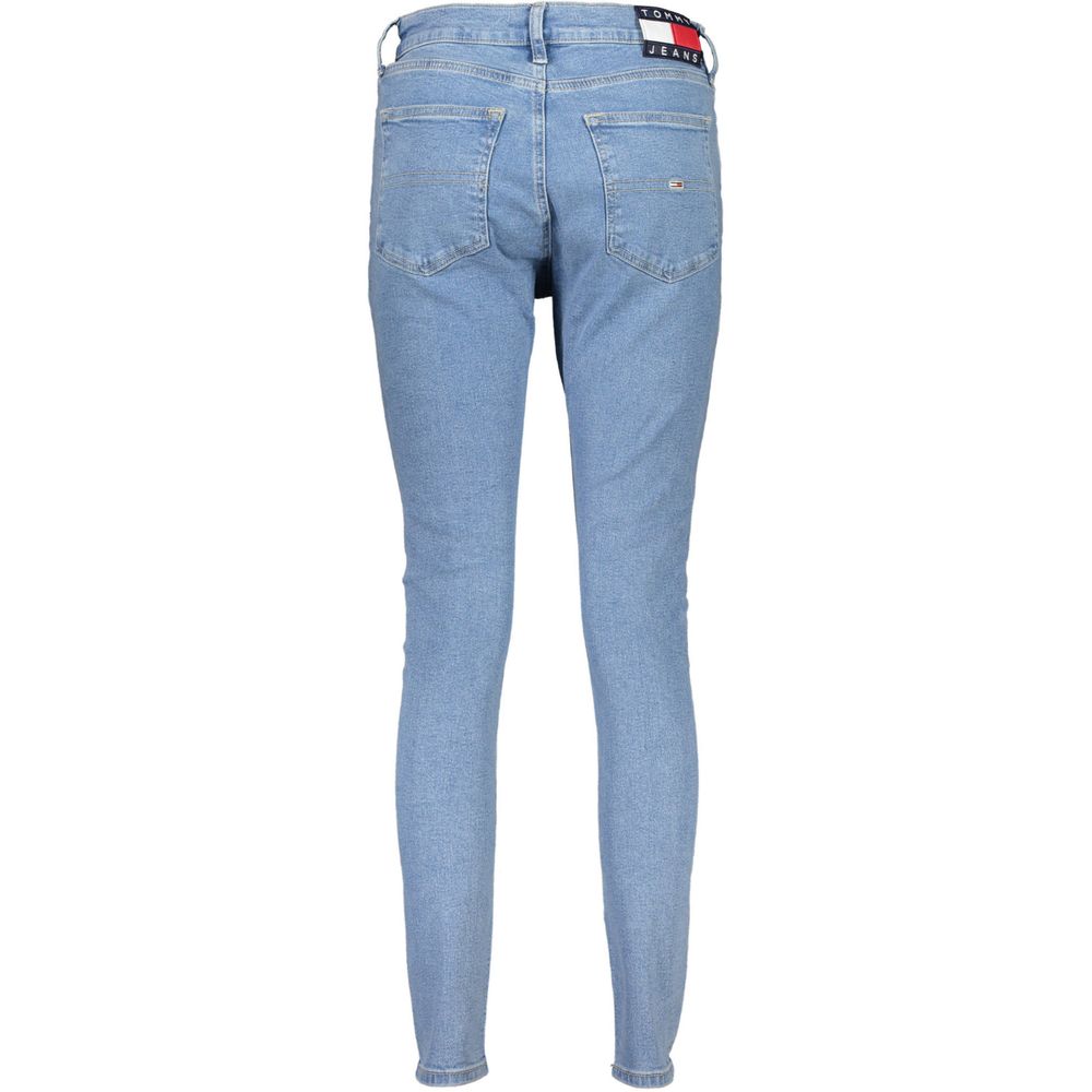 Tommy Hilfiger Blue Cotton Women Skinny Jean
