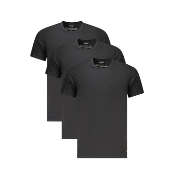 Calvin Klein Black Cotton Men T-Shirt