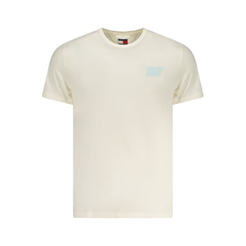 Tommy Hilfiger Beige Cotton Men T-Shirt