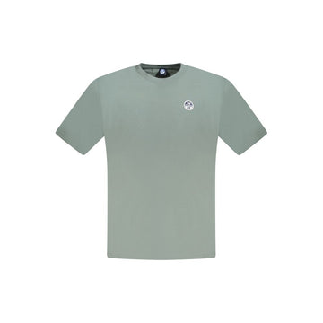 North Sails Green Cotton Men T-Shirt