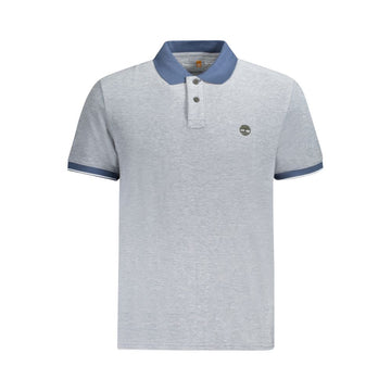 Timberland Blue Cotton Polo Shirt