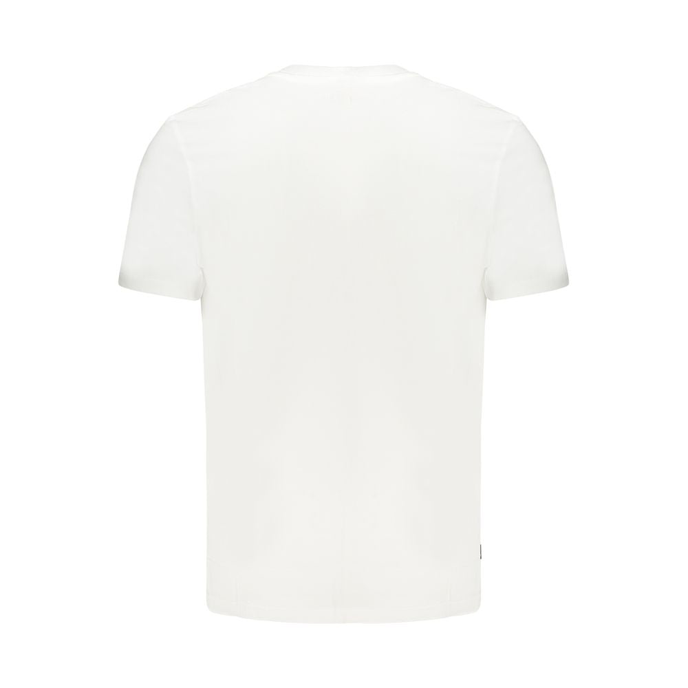 Timberland White Cotton Men T-Shirt