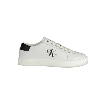 Calvin Klein White Recycled Polyester Men Sneaker