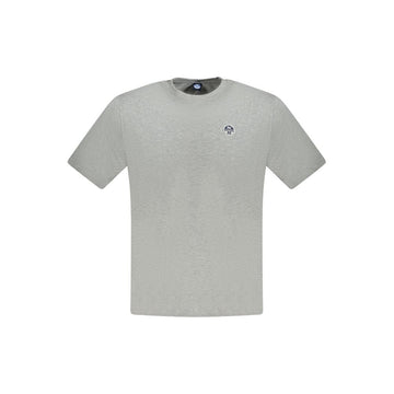 North Sails Brown Cotton Men T-Shirt