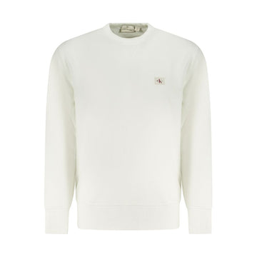 Calvin Klein White Cotton Men Sweater