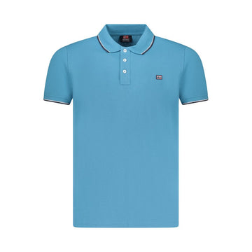 Norway 1963 Blue Cotton Men Polo Shirt