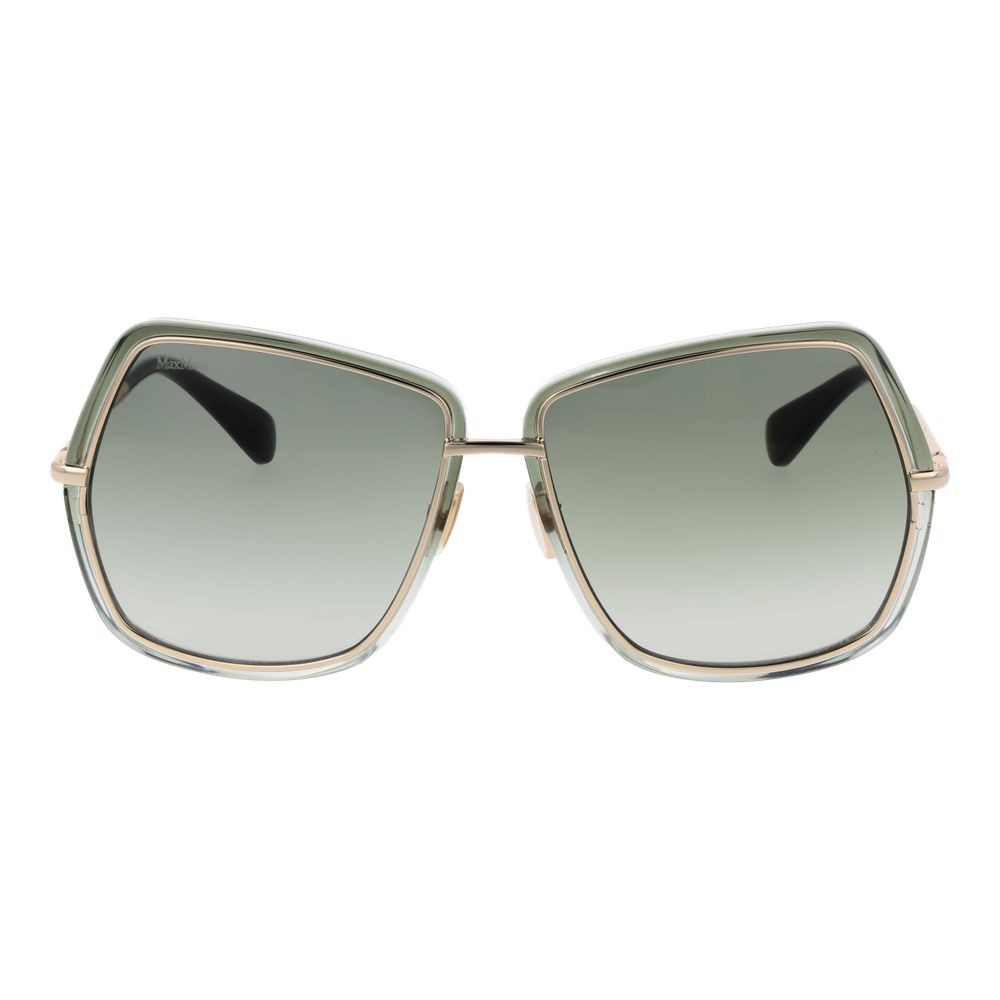 Max Mara Green Metal Sunglasses