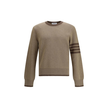 Thom Browne Brown Cotton Sweatshirt
