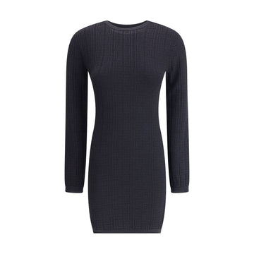 Balmain Black Viscose Casual Dress
