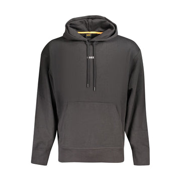 Hugo Boss Black Cotton Men Sweater