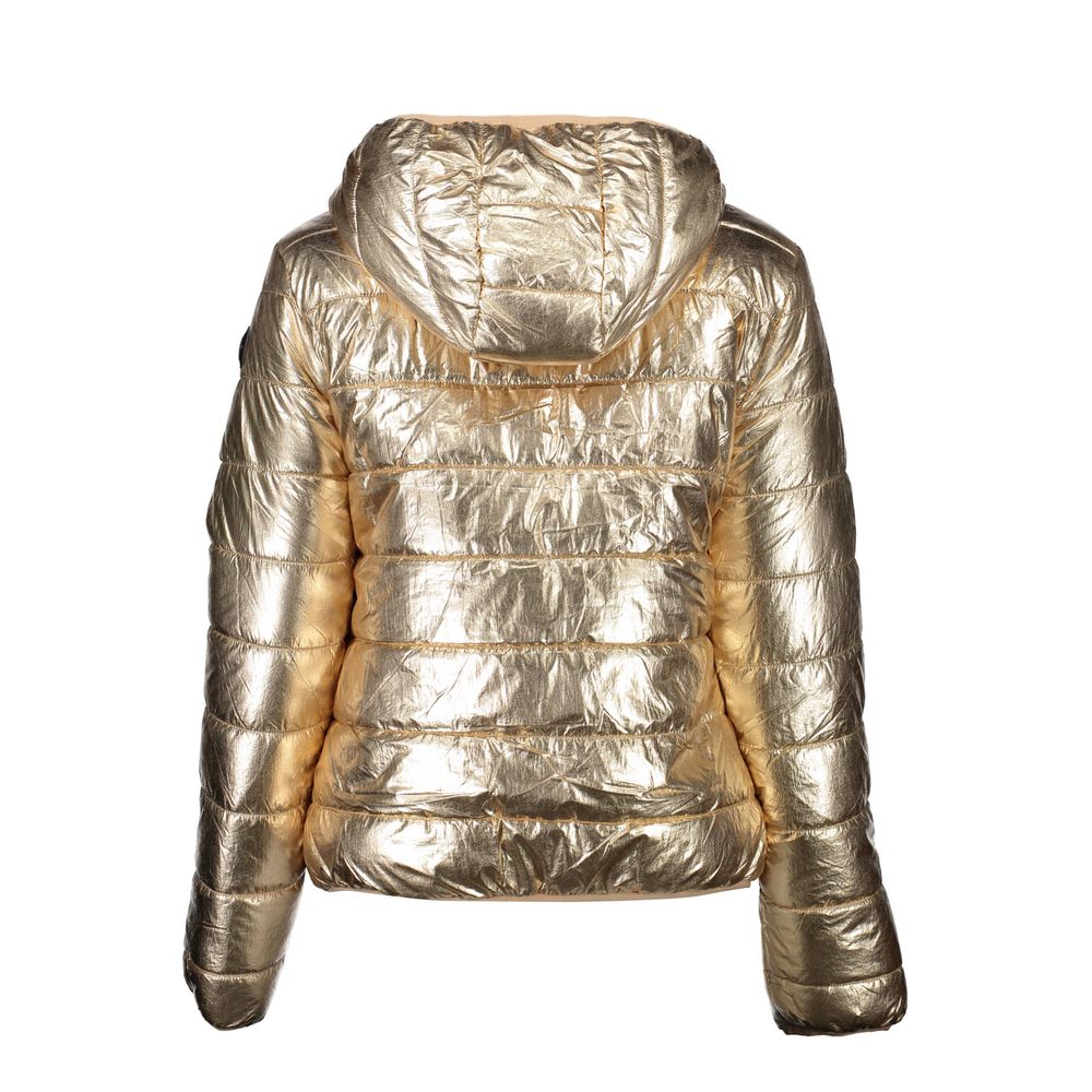 U.S. POLO ASSN. Gold Nylon Jackets & Coat
