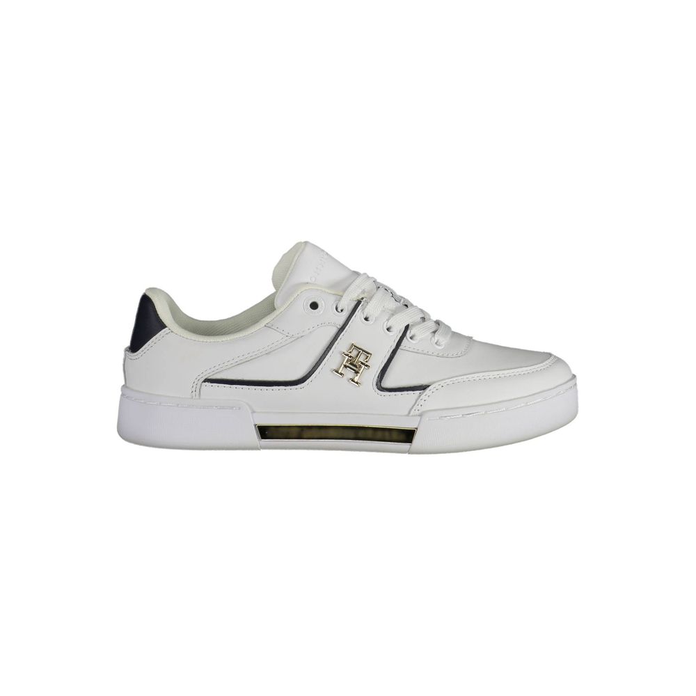 Tommy Hilfiger White Polyester Sneaker
