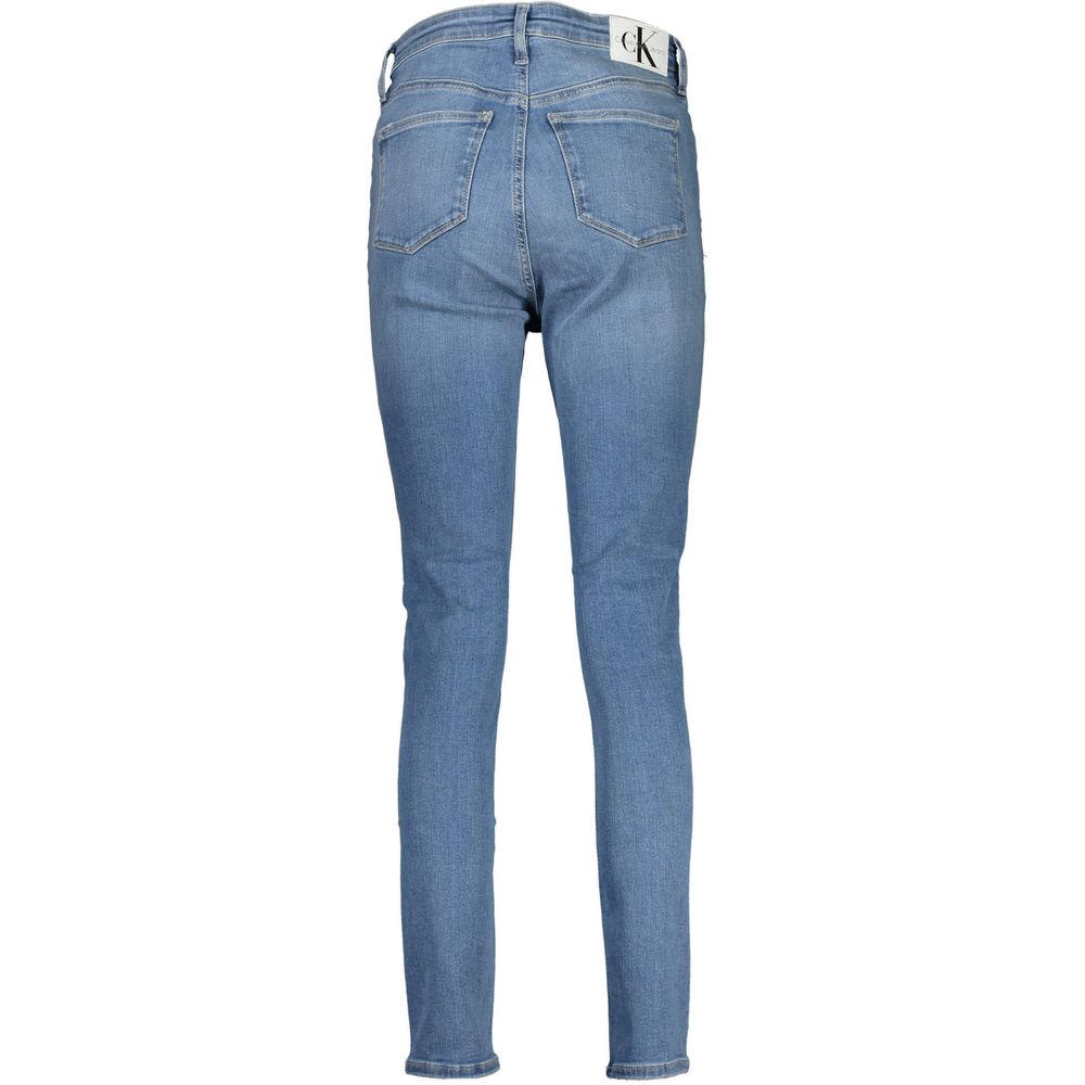 Calvin Klein Blue Cotton Women Jeans
