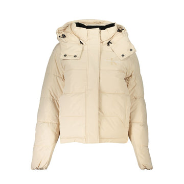 Calvin Klein Beige Polyester Jackets & Coat