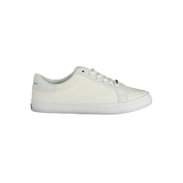 Calvin Klein White Cotton Sneaker