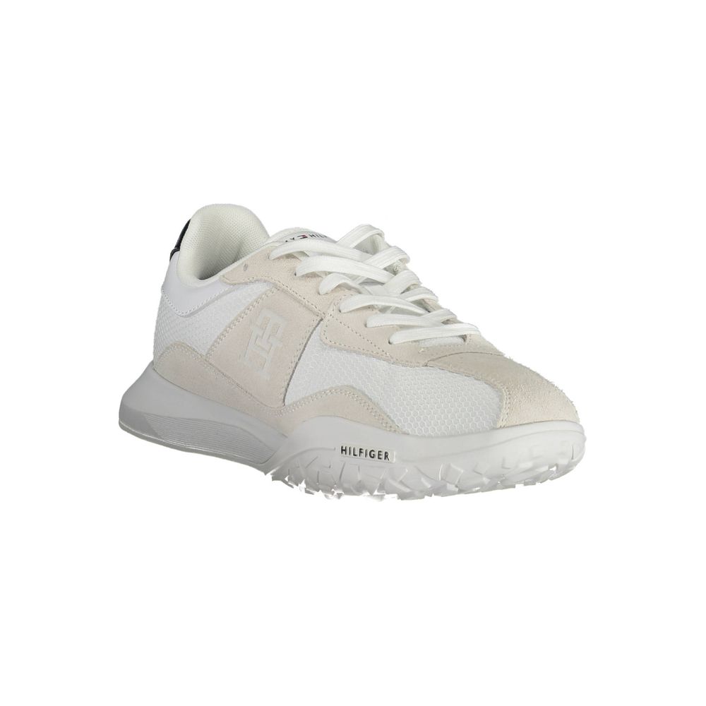 Tommy Hilfiger White Polyester Sneaker