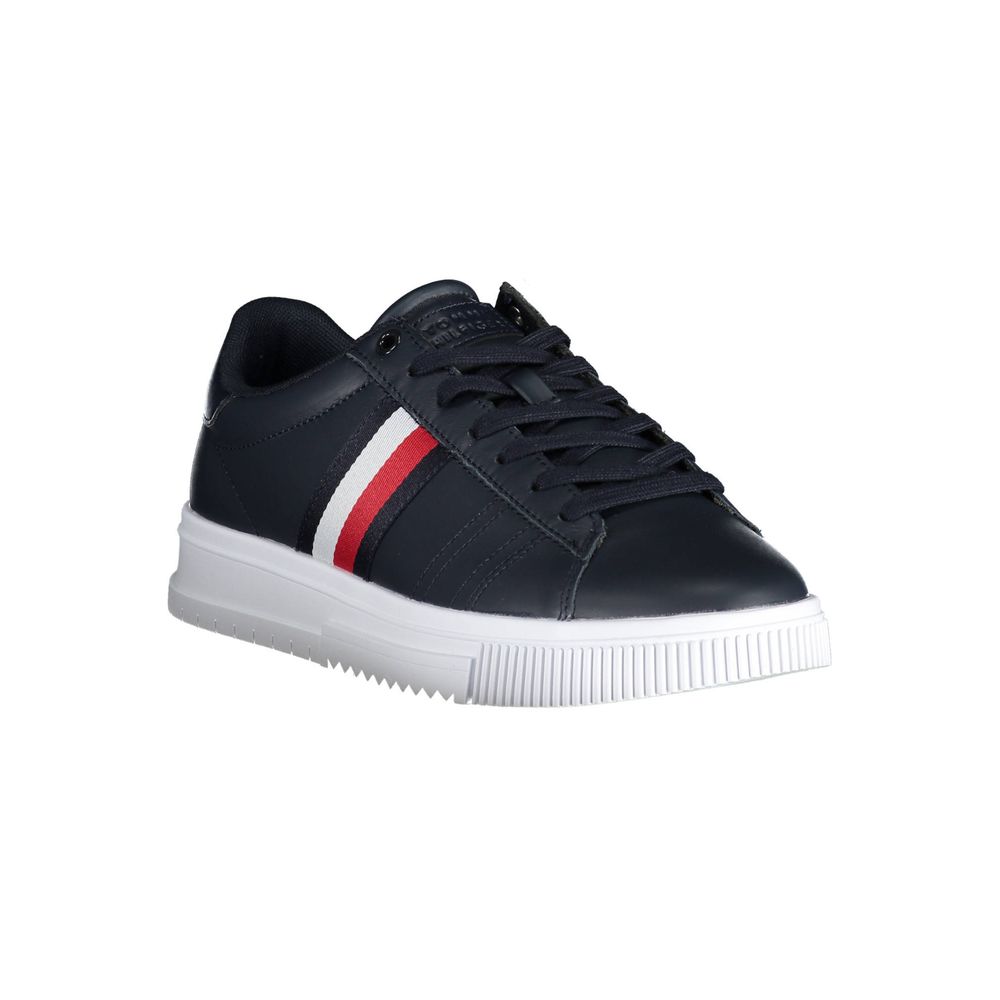 Tommy Hilfiger Blue Polyester Sneaker
