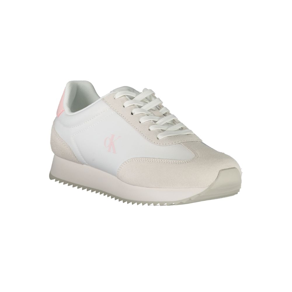Calvin Klein White Leather Women Sneaker