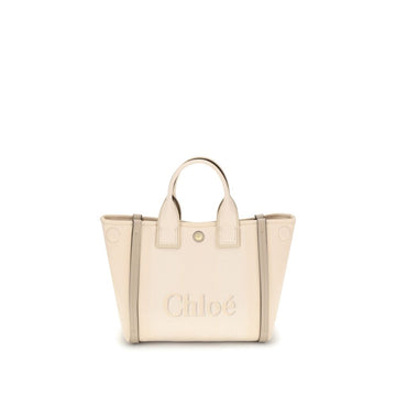 Chloé Beige Cotton Shoulder Bag