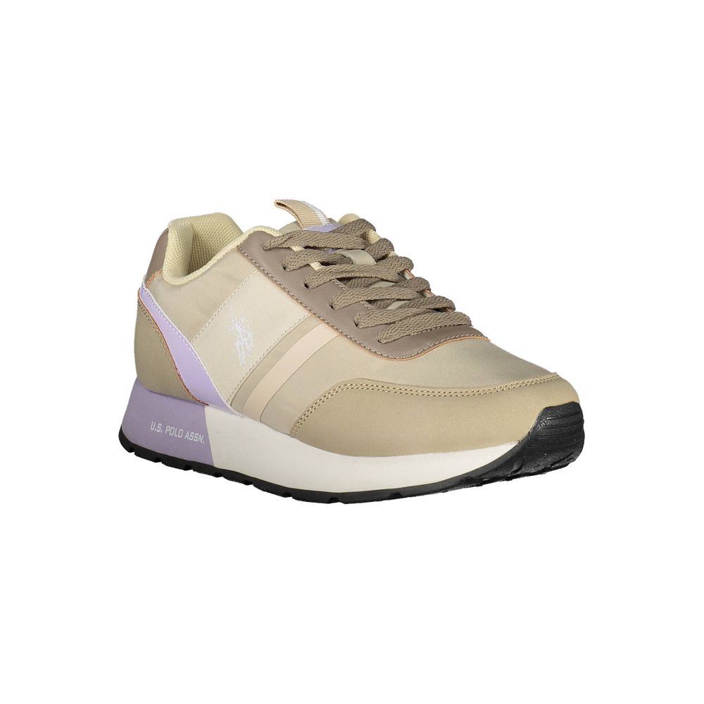 U.S. POLO ASSN. Beige Nylon Sneaker