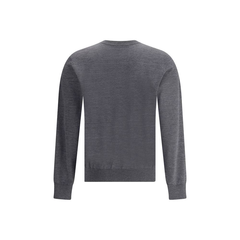 Dsquared² Gray Fleece Wool Sweatshirt