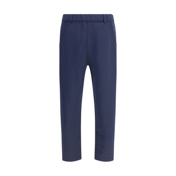 Prada Blue Polyester Casual Pants