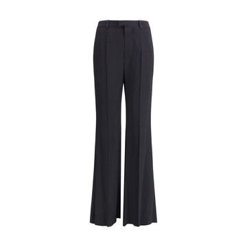 Balenciaga Black Viscose Flared Pants
