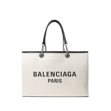 Balenciaga Gray Cotton Tote Bag