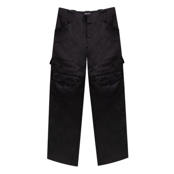 Tom Ford Black Viscose Cargo Pants