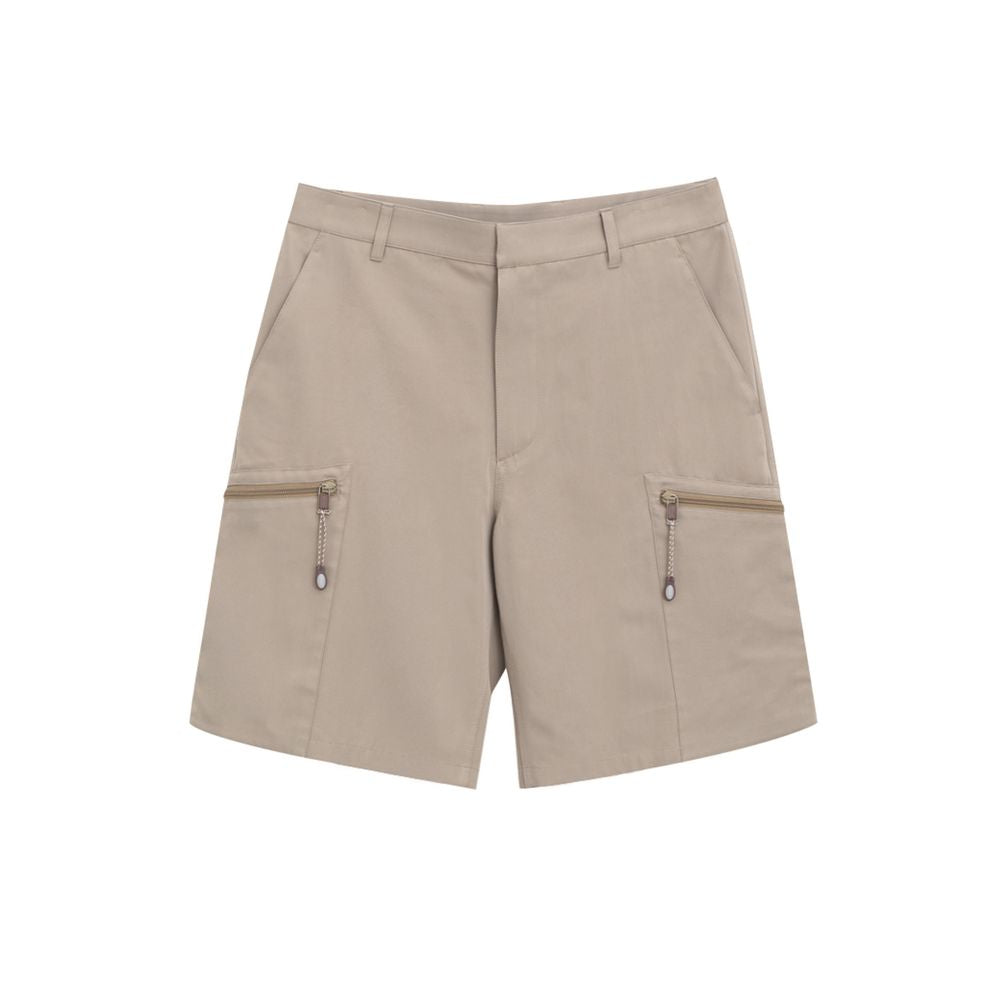 Dior Beige Cotton Cargo Shorts
