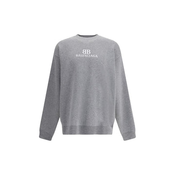 Balenciaga Gray Cotton Sweatshirt