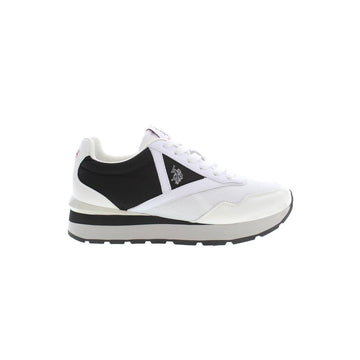 U.S. POLO ASSN. White Polyester Sneaker