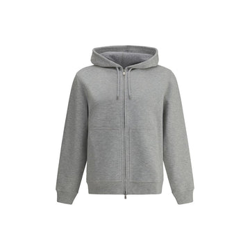 Brunello Cucinelli Gray Cotton Hoodie