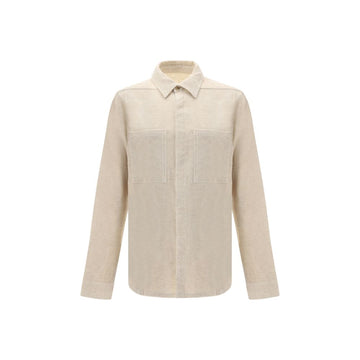 Rick Owens Cream Cotton Shirt